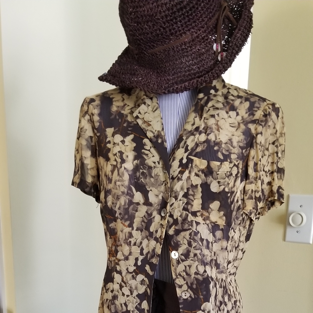 Dana Buchman Blouse Sz 4
